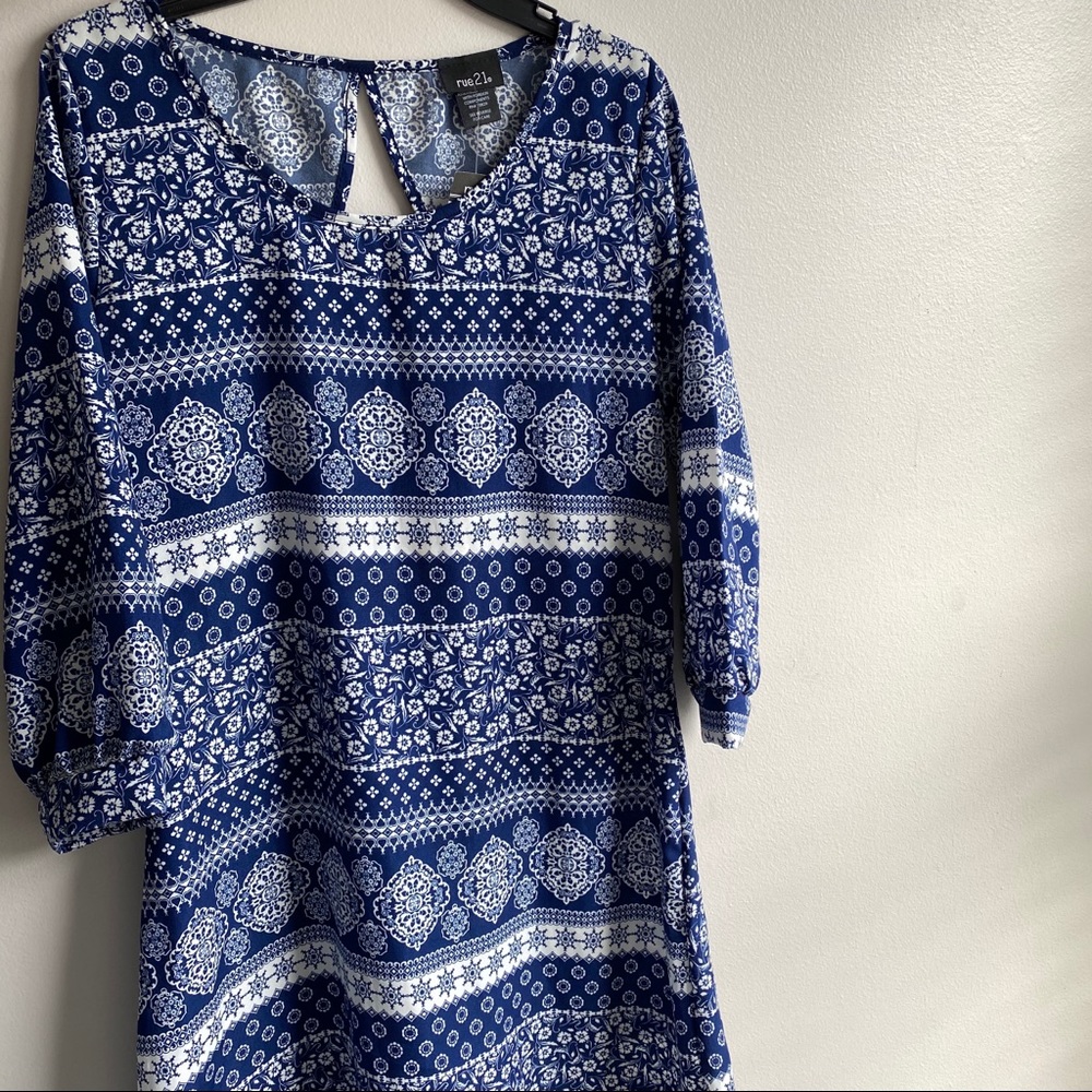 Blue White Dress 🦋